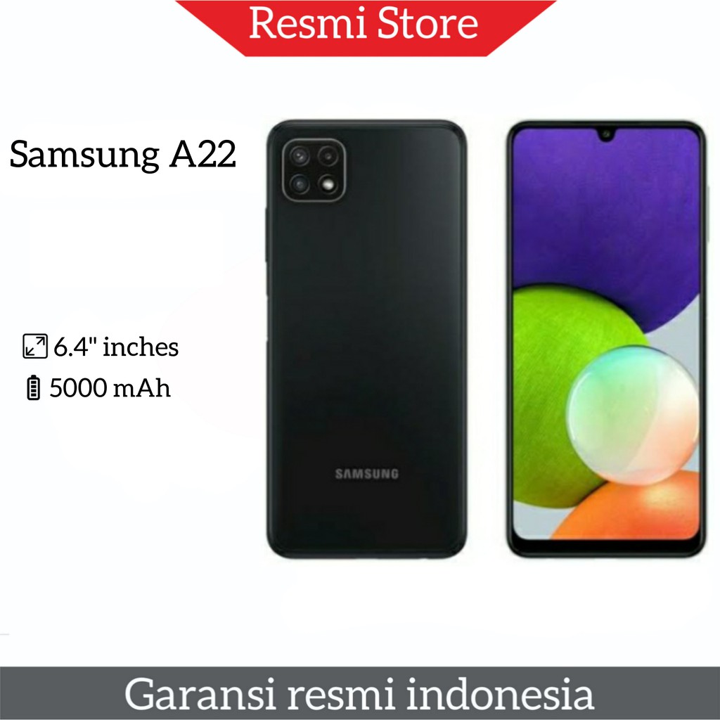 Jual SAMSUNG GALAXY A22 RAM 6/128GB NEW BNIB | Shopee Indonesia