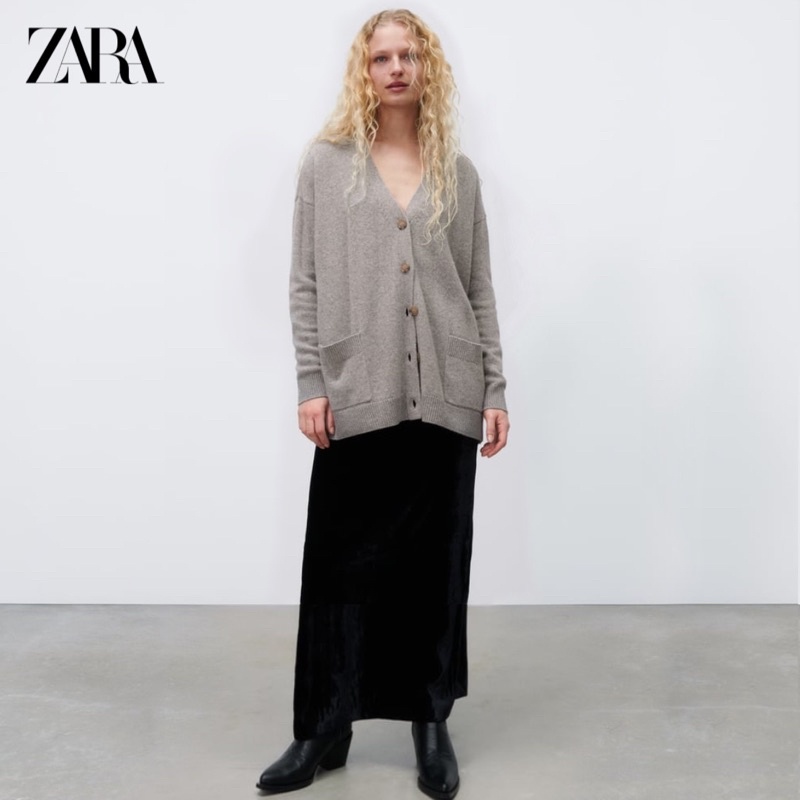 Jual Cardigan Z*raa Knit Cashmere | Shopee Indonesia