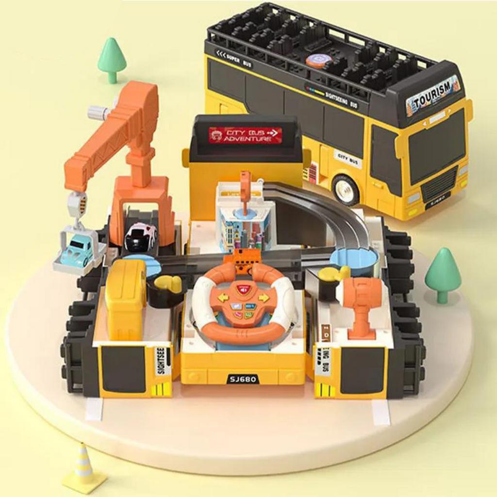 Jual MALOTOYS - Bus Steering Wheel Parking Simulator Transformer Trucks ...