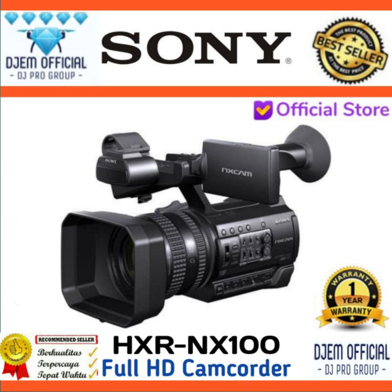 Jual SONY HXR NX100 Camcorder Sony NX100 Handycam Professional NXCam ...