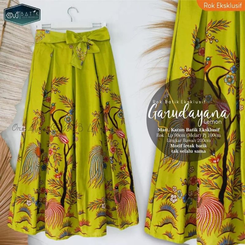 Jual Rok Batik Payung Panjang Exclusive Garudayana Shopee Indonesia 3703