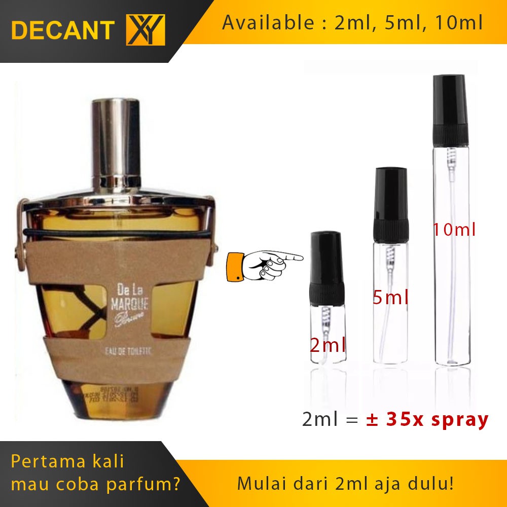 Jual Decant Parfum Armaf De La Marque Brune EDT Men 5ml 10ml 2ml ...