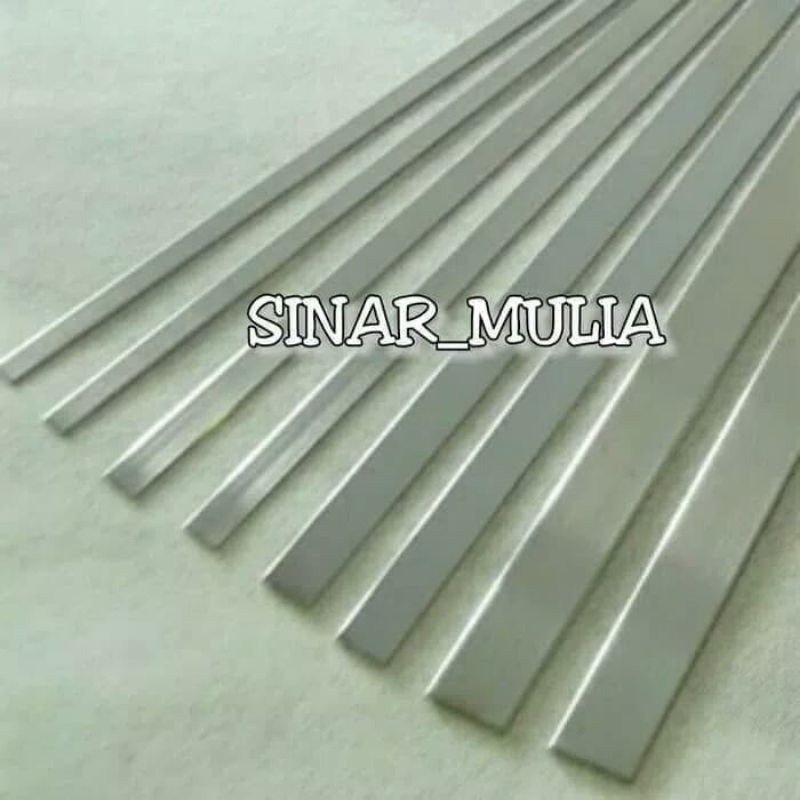 Jual Plat Stainless 304 Tebal 3mm Lebar 20x300mm | Shopee Indonesia