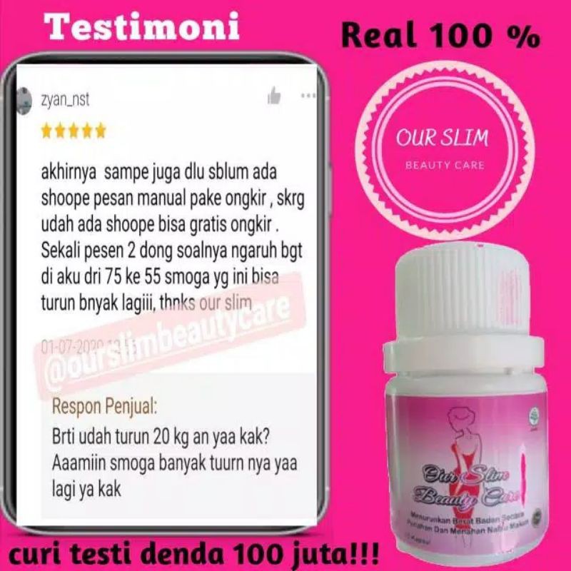 Our Slim Beauty Care Herbal Pelangsing