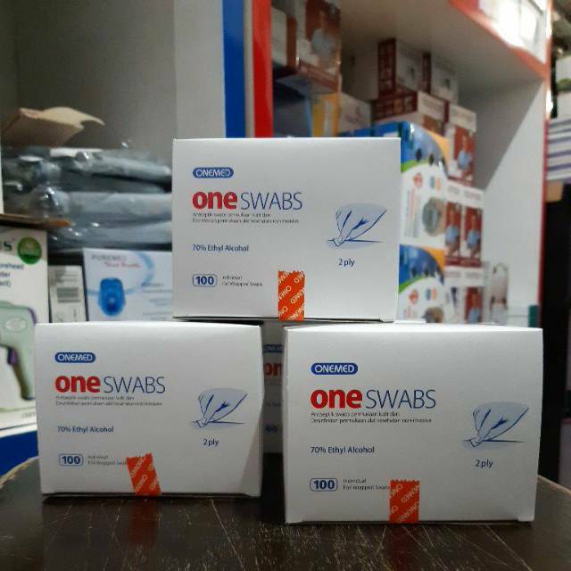 Jual Alkohol Swab Alcohol Swab Alkohol Pad Swab Sensi Swab Onemed Alkohol Sensi