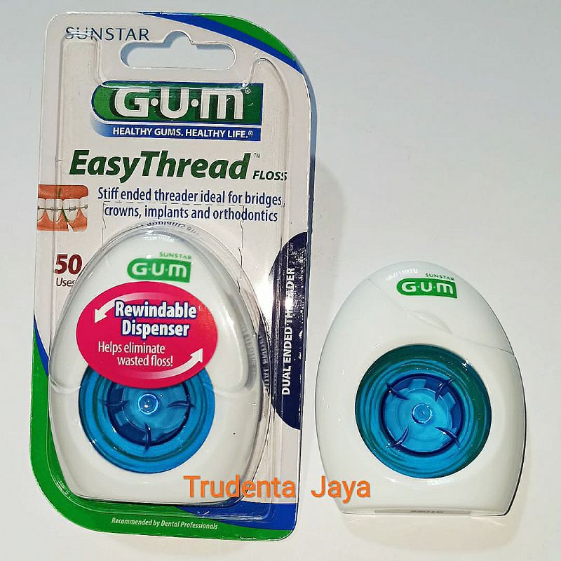 Jual Gum easy thread floss behel, bridge, dental implan | Shopee Indonesia
