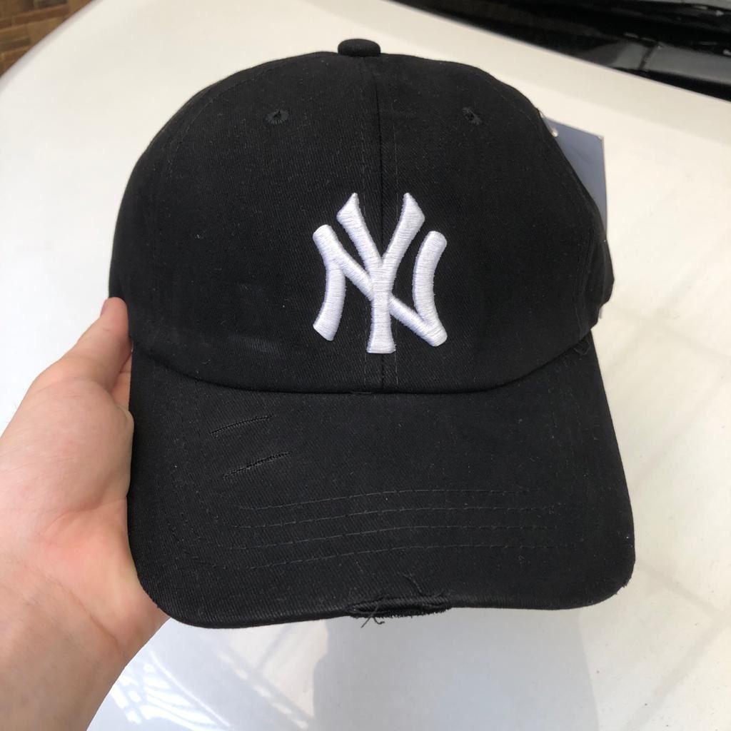 Jual Topi MLB New York Yankees Black Original + Tag Price Topi