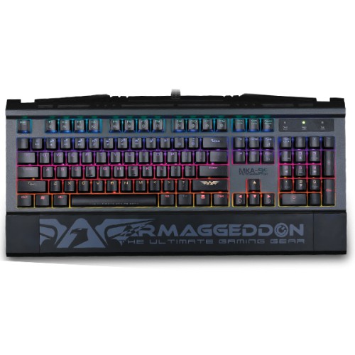 Jual ARMAGEDDON Keyboard Gaming Mechanical MKA-9c PSYCHRAPTOR - Hitam ...