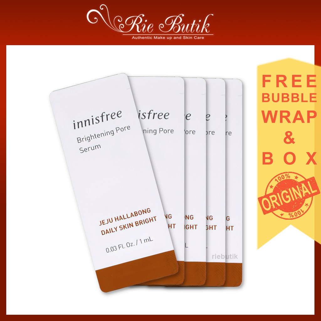 Jual SAMPLE Innisfree Brightening Pore Serum 1ml | Shopee Indonesia