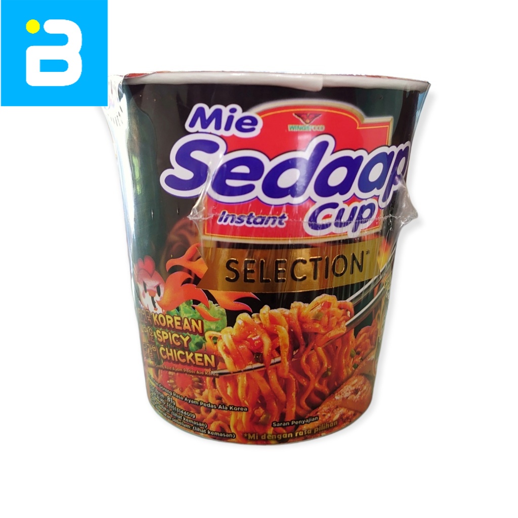 Jual Mie Sedaap Cup Selection Korean Spicy Chicken 81 G Shopee Indonesia