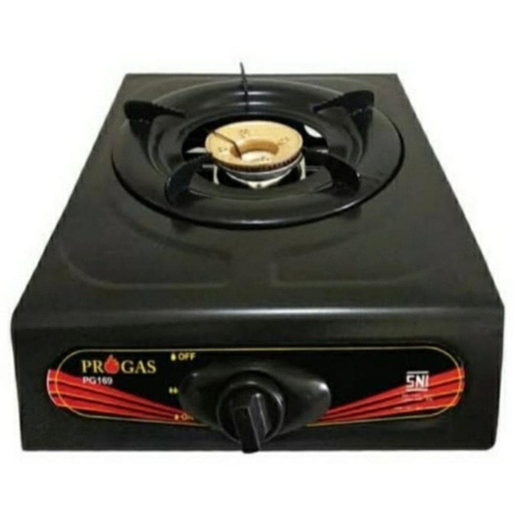Jual Kompor Progas 1 Tungku Teflon dan Stainless. Pro Gas | Shopee