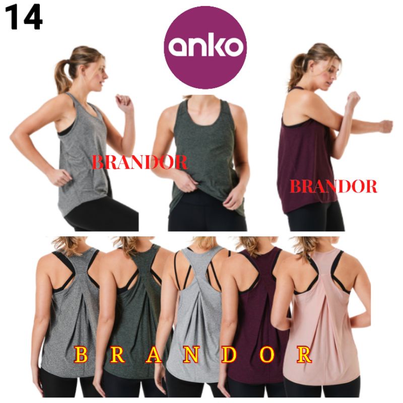 Jual Brandor - PLEATED BACK SWING TANK By ANKO ( antt14 ) | Shopee ...
