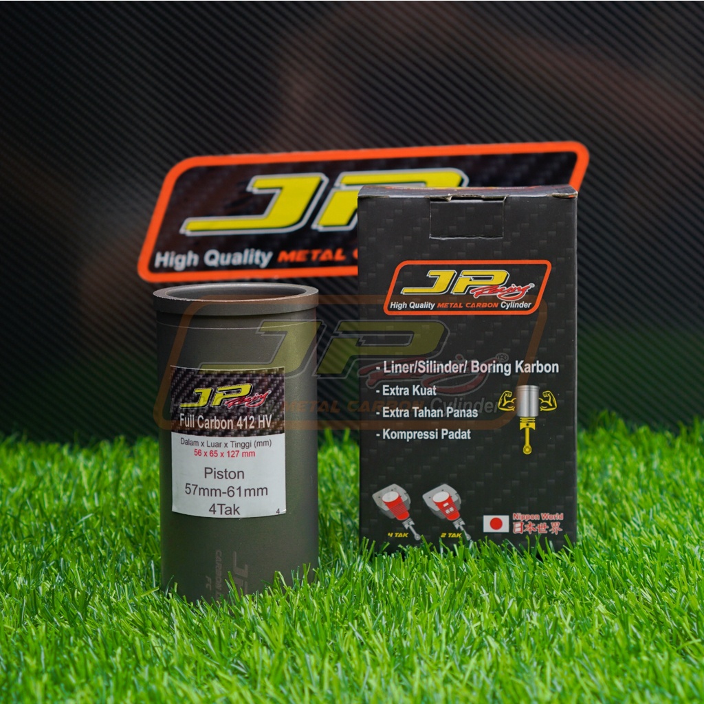 Jual JP RACING CARBON LINER boring type FULL CARBON 412 HV KODE (FC ...