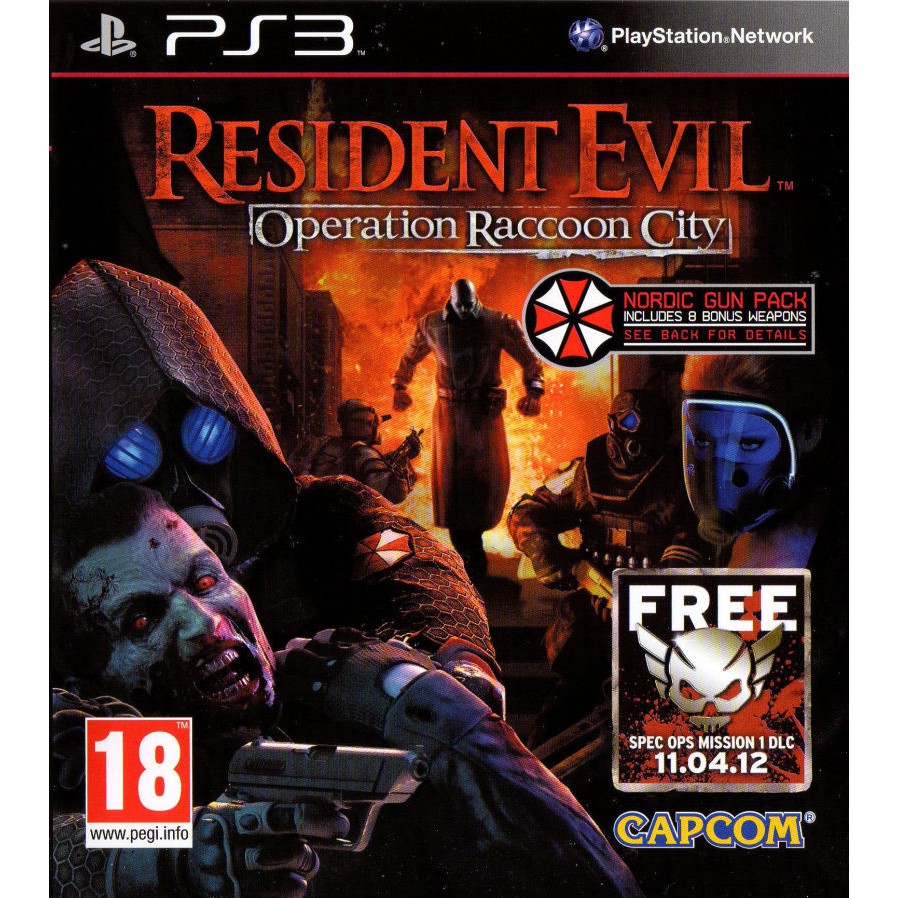 Jual DVD Kaset Game PS3 PKG Multiman HEN Resident Evil Operation