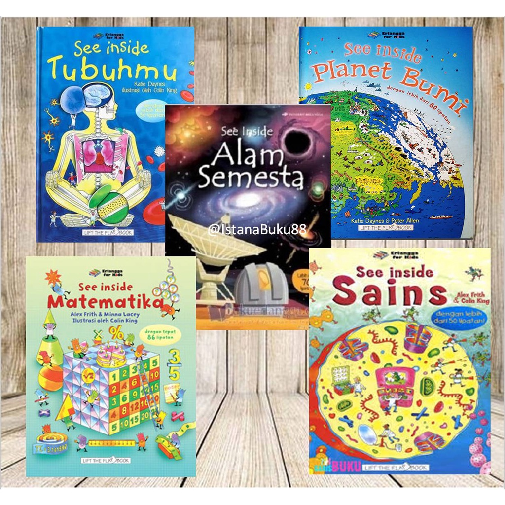 Jual Usborne Lift the flap See Inside Tubuh Sains matematika Erlangga ...