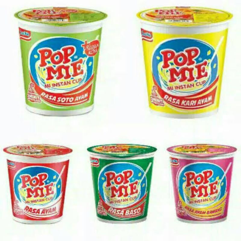 Jual Varian pop mie cup mini 38gr / pop mie cup 75gr | Shopee Indonesia
