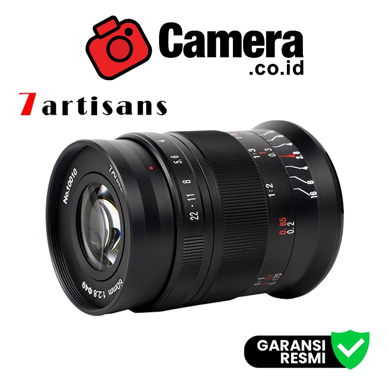 Obiettivo 7artisans 60mm F2.8 MKII – Macro Manuale Per Mirrorless Canon RF (APS-C), Messa A Fuoco Interna