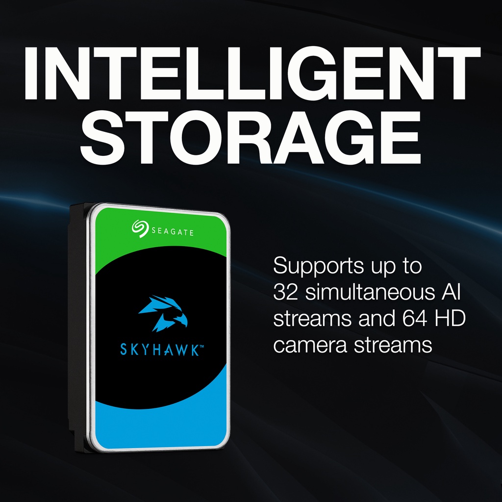 Seagate SkyHawk AI HDD / Hardisk Surveillance 10TB SATA 7200RPM (6)