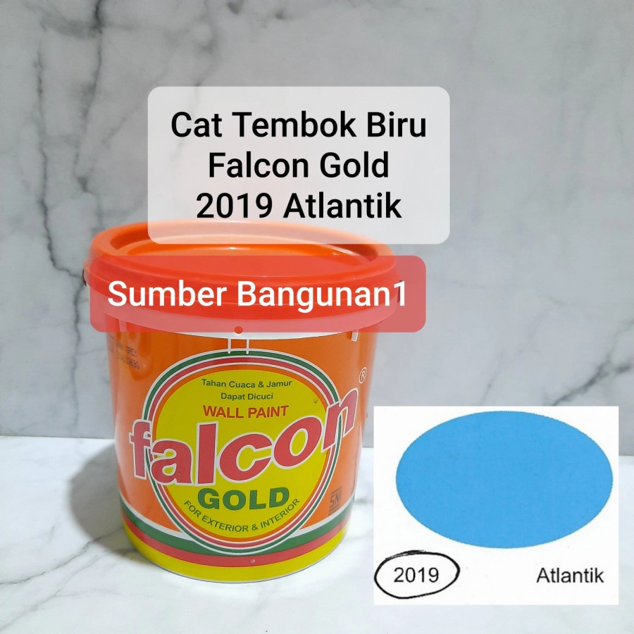 Jual Cat Tembok 2019 Atlantik Falcon Gold 1kg Dinding Biru Muda Triplek Shopee Indonesia 6690