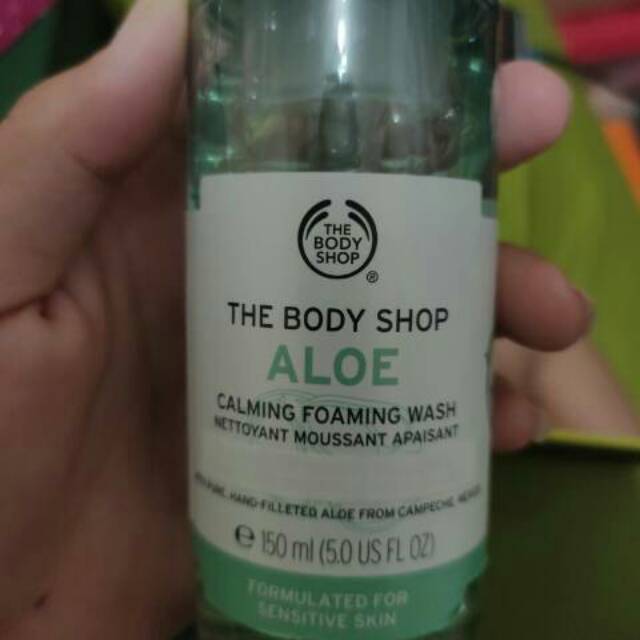 Jual The body shop aloe calming foaming facial wash Shopee Indonesia