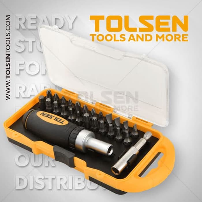 Jual TOLSEN Obeng Set Rachet 26 pcs - Obeng Torx Bits Set HP Elektronik ...