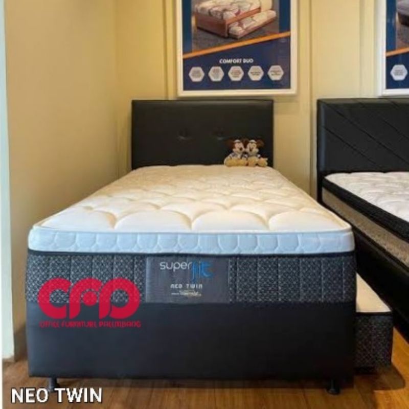 Jual springbed sorong 2in1 superfit by comforta neo twin bed dorong ...
