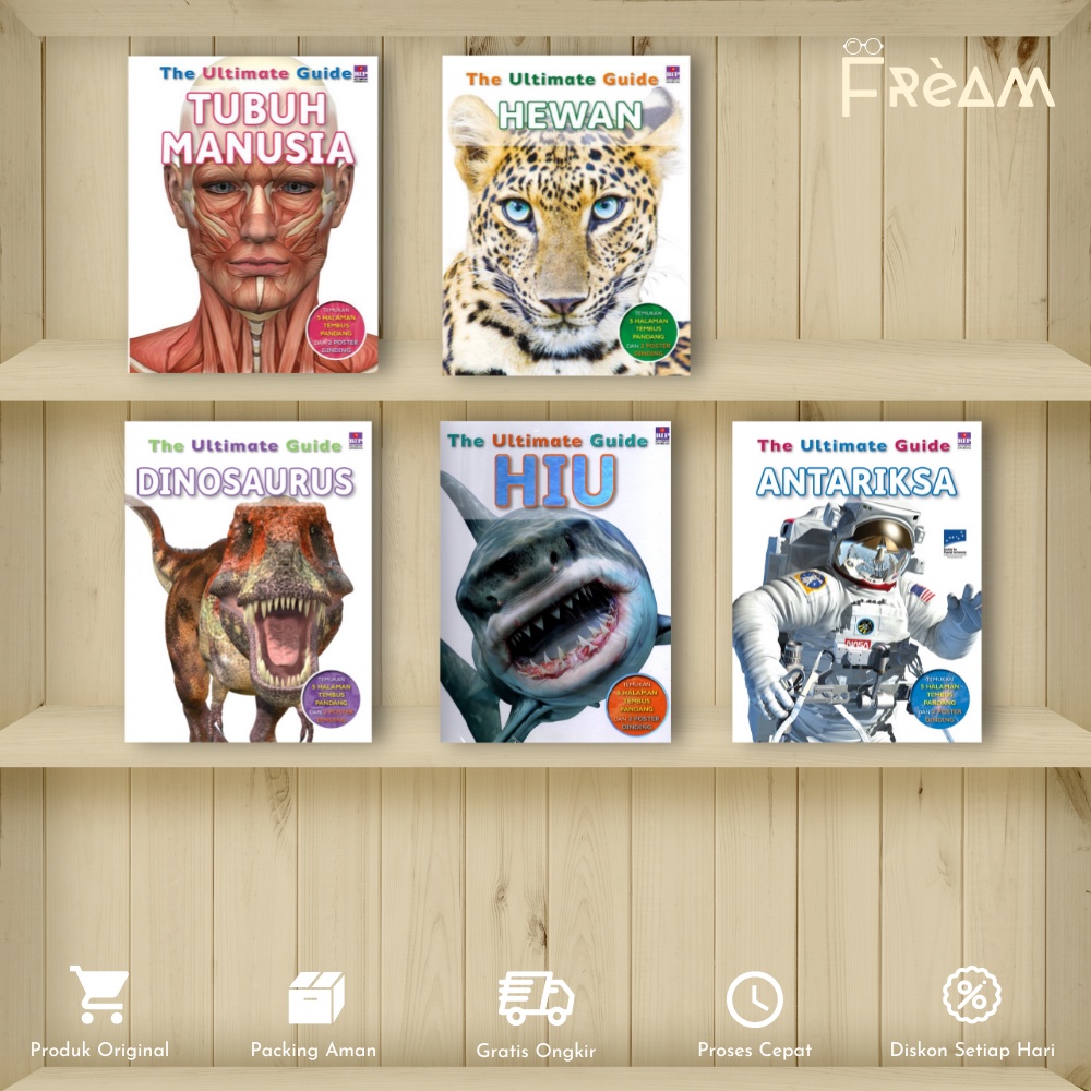 Jual Buku Anak The Ultimate Guide: Tubuh Manusia | Hewan | Dinosaurus ...