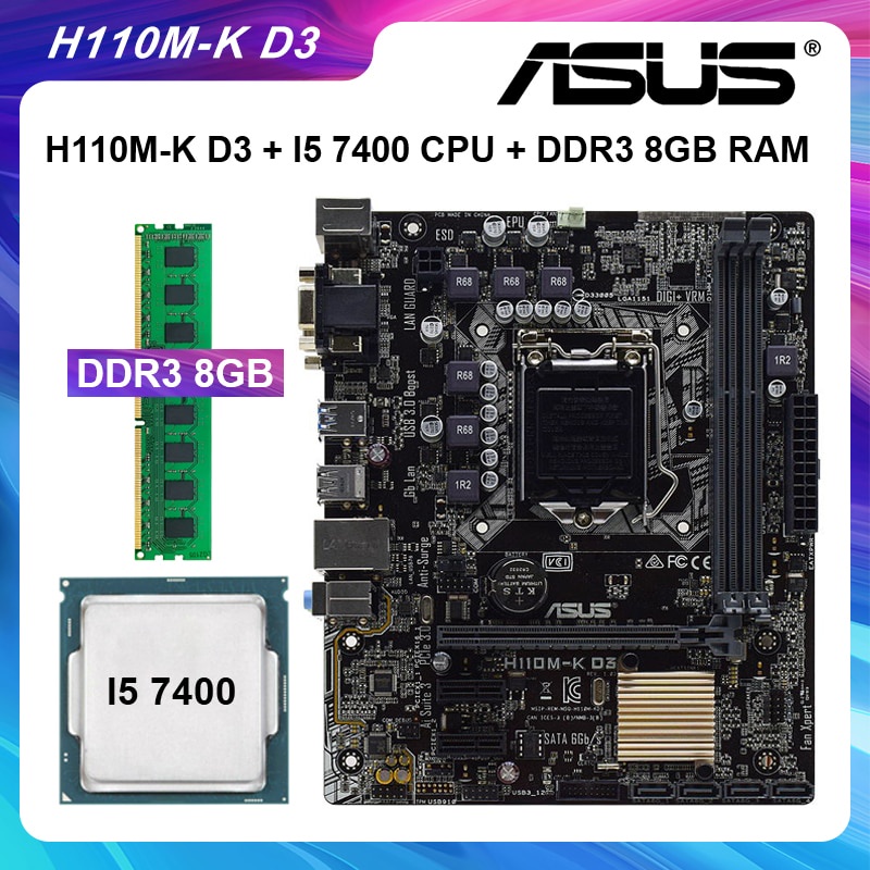 Jual PREORDER ASUS H110M-K D3 Motherboard 1151 Motherboard Set With i5 ...