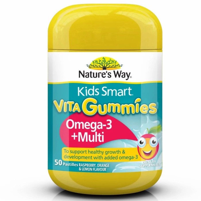 Nature's Way Kids Smart Vita Gummies Omega-3 150 Gummies Exclusive Size