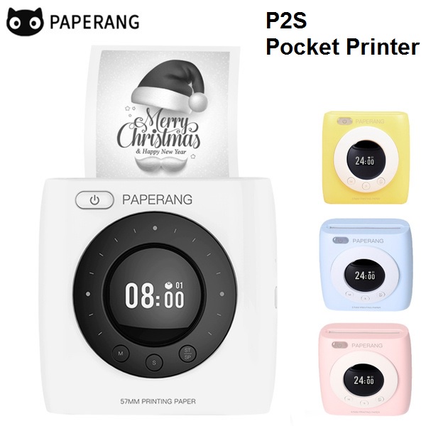 Jual PAPERANG P2S - Mini Bluetooth Thermal Photo Printer 300DPI ...