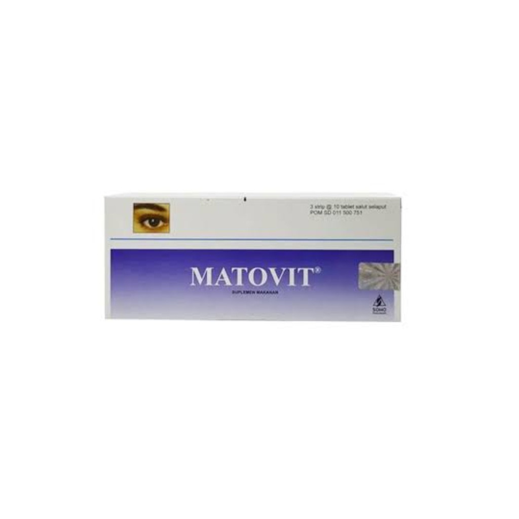 Jual Matovit Vitamin Mata Isi 10 Tablet | Shopee Indonesia