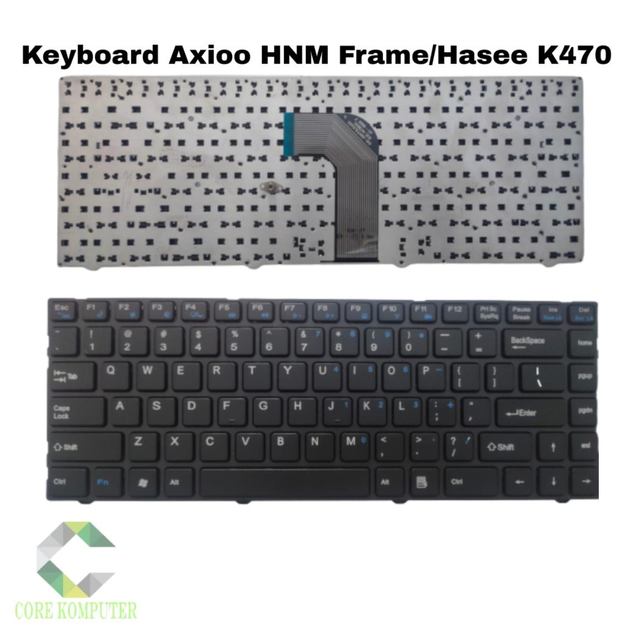 Jual Keyboard Axioo Neon HNM Hasee A470-i3 i5 P61 P62 K470 i7 Black ...