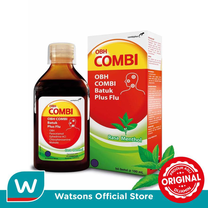 Jual Obh Combi Batuk Berdahak Menthol 100ml | Shopee Indonesia