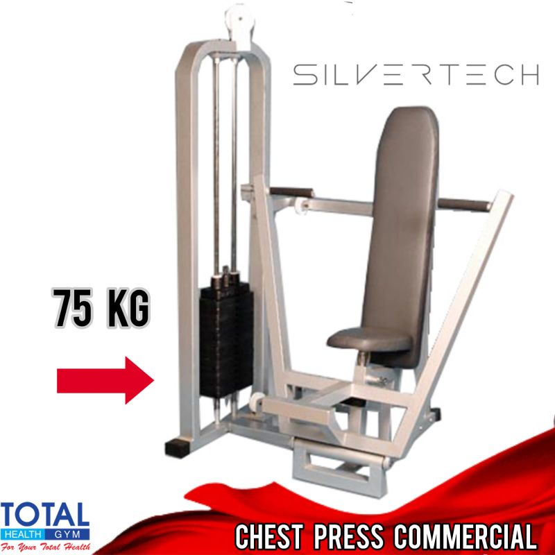 Jual CHEST PRESS COMMERCIAL ALAT GYM ALAT FITNESS TOTAL FITNESS ...