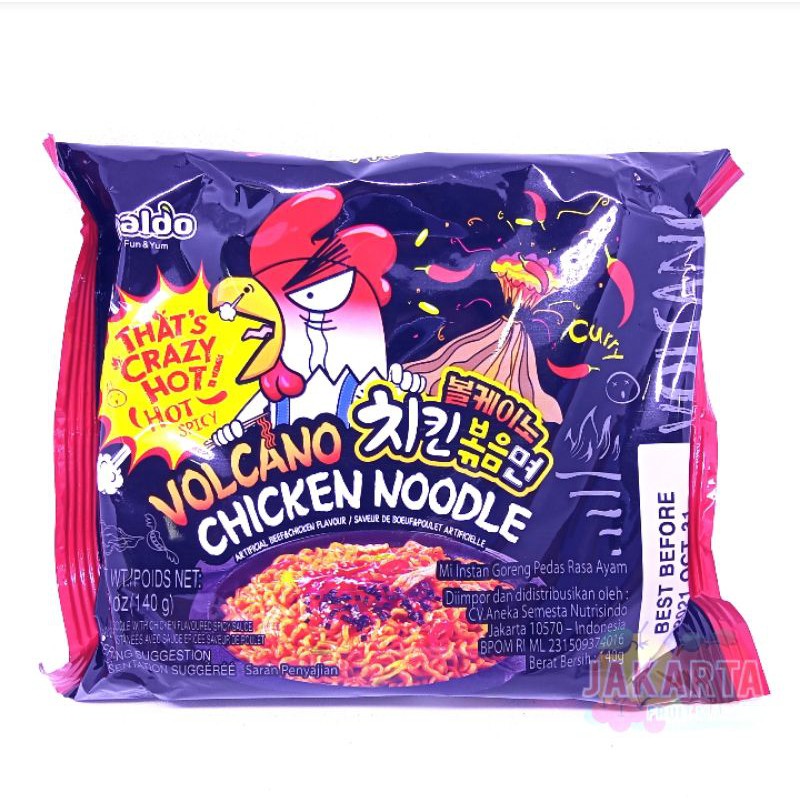 Jual Mie Instan Paldo Volcano Chicken Noodle 140g Shopee Indonesia