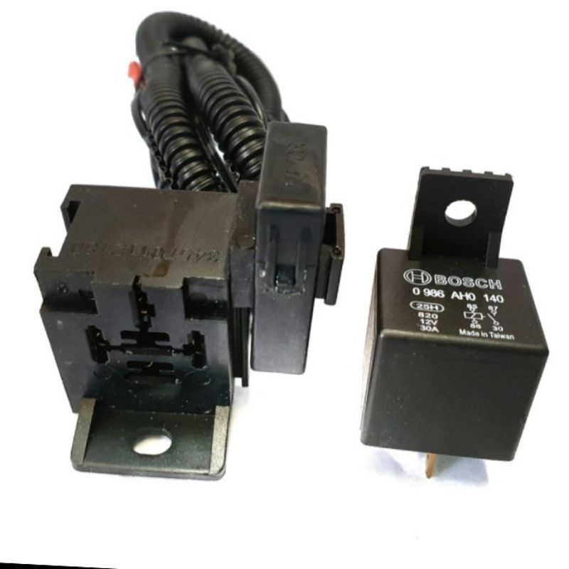 Jual Kabel Relay Rilay Riley Reley Set klakson Horn Bel Lampu LED Mini ...