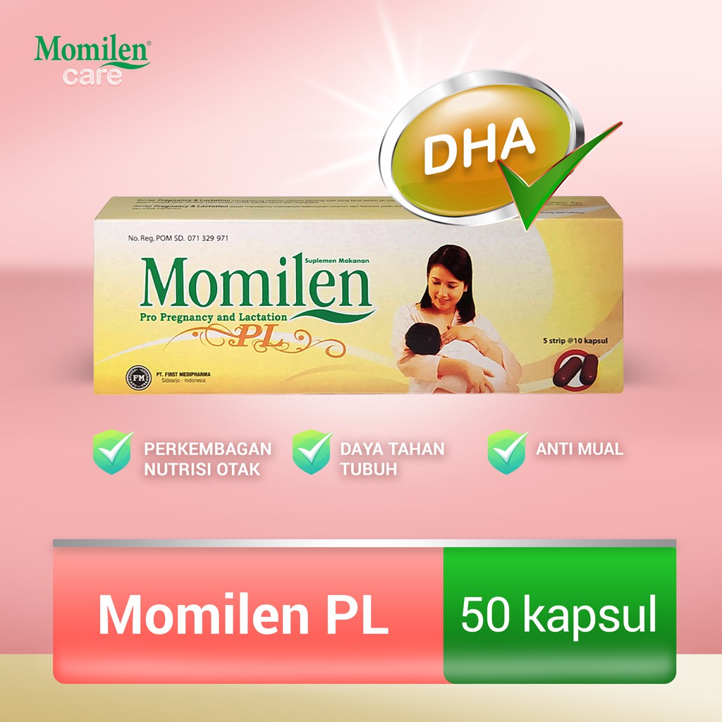 Jual MOMILEN PL / Pro Pregnancy Lactation / Laktasi / DHA /Pelancar ASI