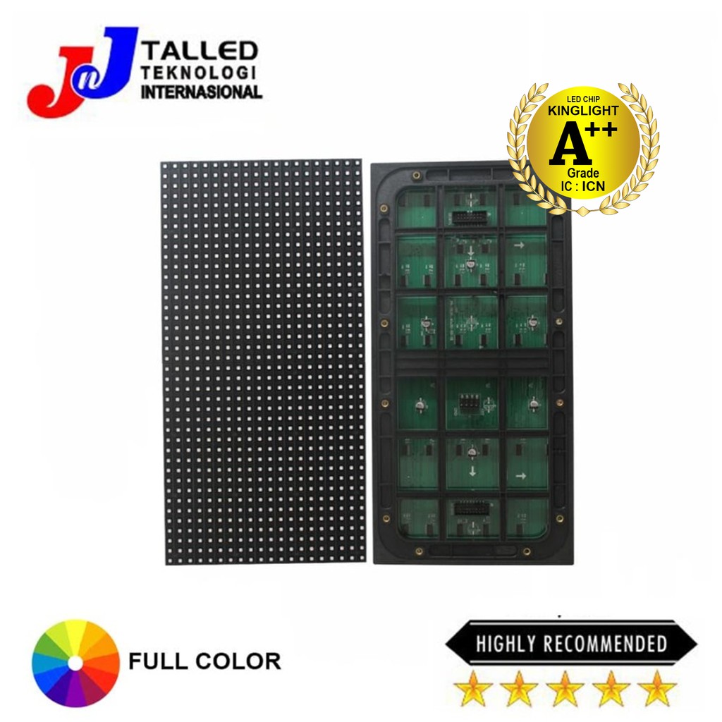 Jual MODUL P8 RGB SMD FULL COLOR OUTDOOR SCAN 1/5 HUB75 TALLED ...