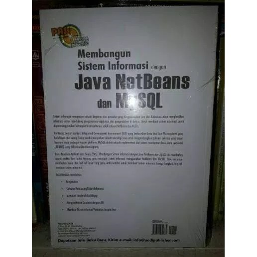 Jual Membangun Sistem Informasi Dengan Java Netbeans Dan Mysql Shopee Indonesia 9047