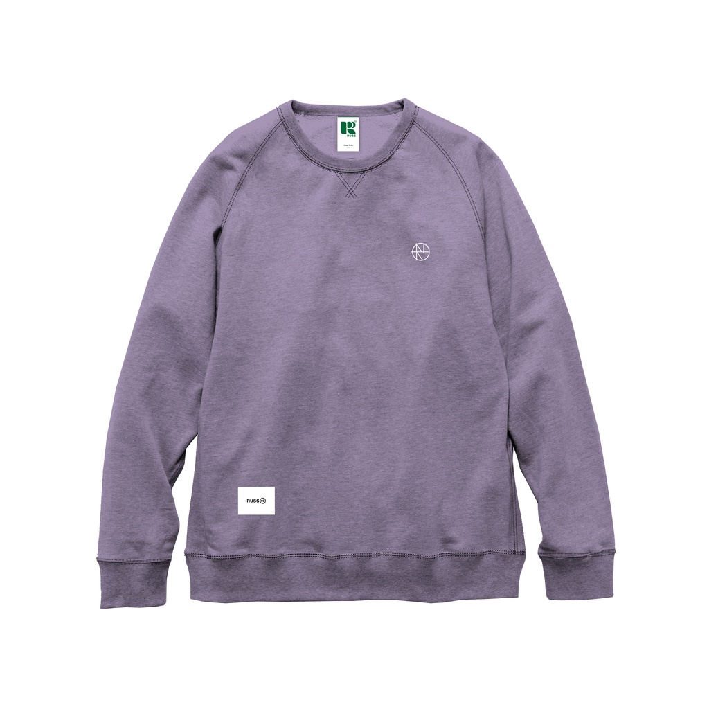 Jual Russ Sweater Crewneck Pria Chort Violet Up To Big Size Shopee Indonesia