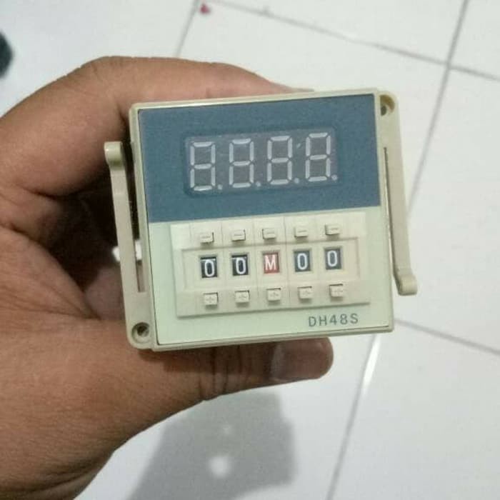 Jual DH48S-S Digital Timer Precision Delay Time Relay Twin Counter Fort ...