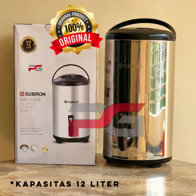 Jual Subron Water Jug Dispencer / Tempat Air Panas Dingin Stainless ...
