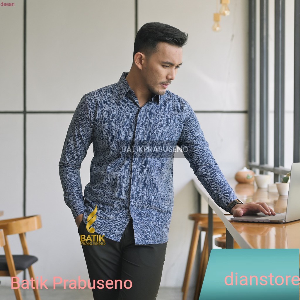 Jual KEMEJA BATIK PRIA YASODHANA LENGAN PANJANG SLIMFIT HEM BAJU ...