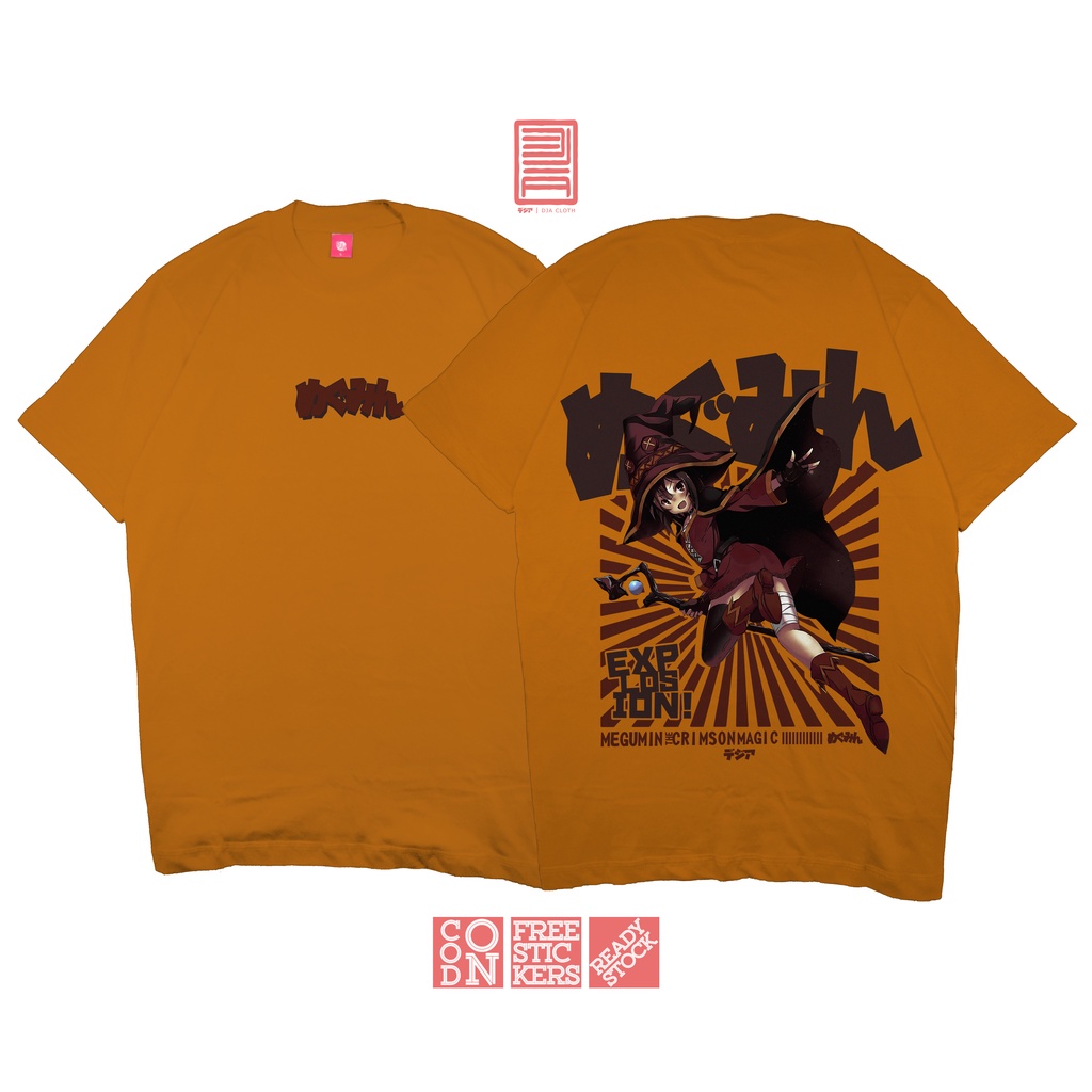 Jual Kaos MEGUMIN KONOSUBA EXPLOSION BAJU JEPANG ANIME MANGA T-Shirt ...