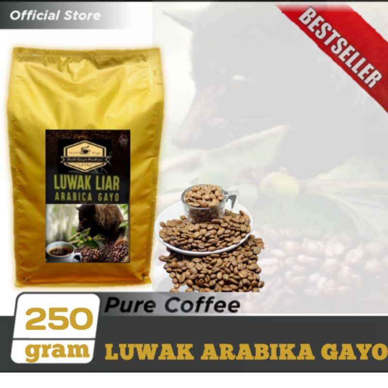 KOPI LUWAK LIAR GAYO ABUSYIK ROASTED BE… KOPI LUWAK LIAR GAYO ABUSYIK ROASTED BE… Amazon.com