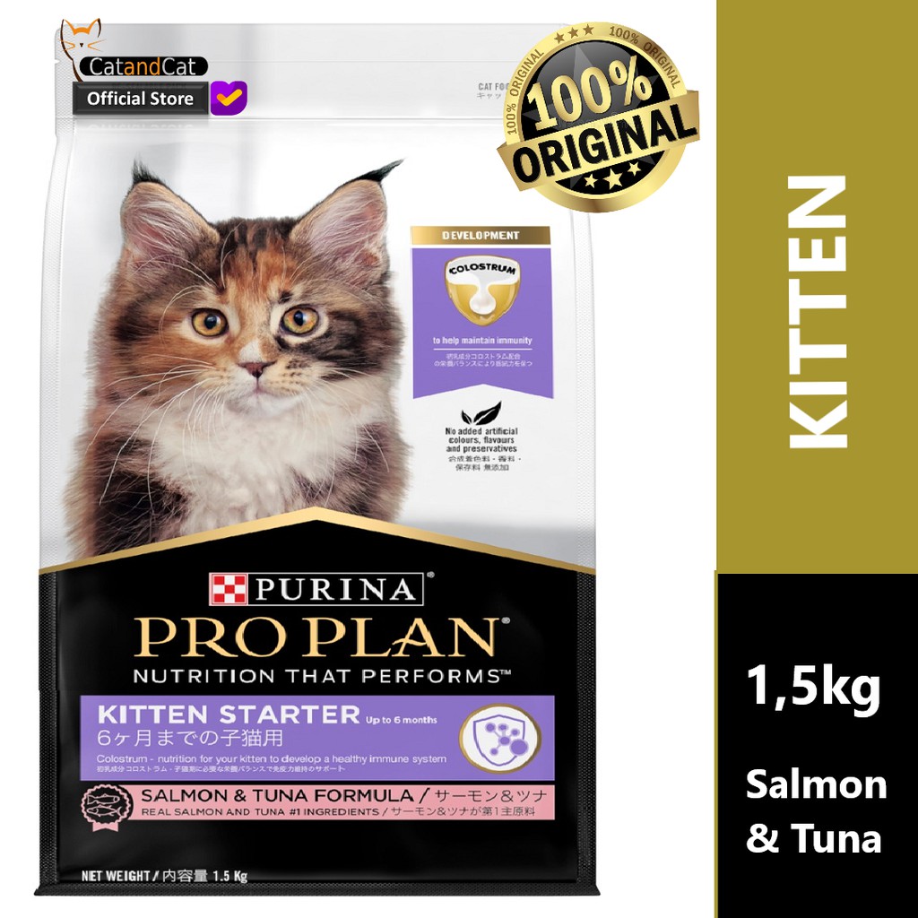 Jual PURINA PRO PLAN Kitten Starter Salmon&Tuna, Makanan Anak Kucing. 1