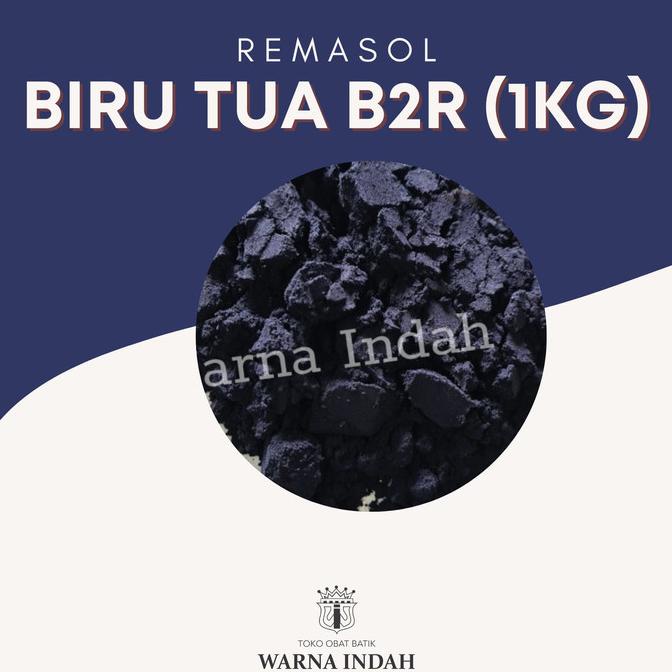 Jual PEWARNA BATIK / PEWARNA TEKSTIL REMASOL B2R (Biru Tua) 1kg ...