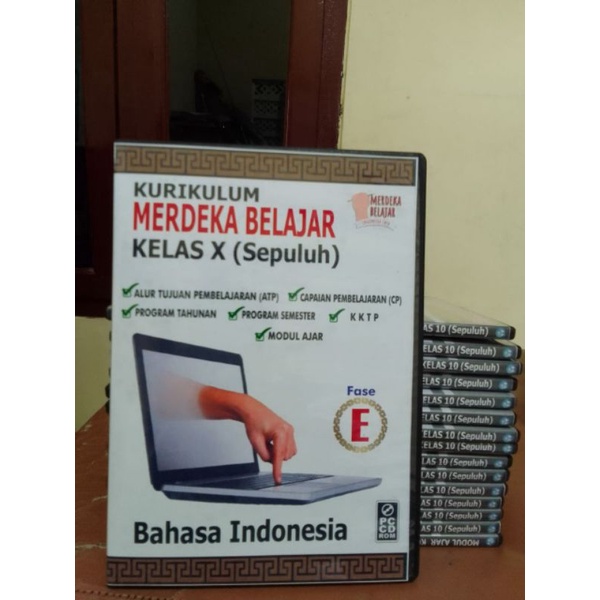 Jual CD Modul Ajar Kurikulum Merdeka 2024 Bahasa Indonesia Kelas X/10 ...