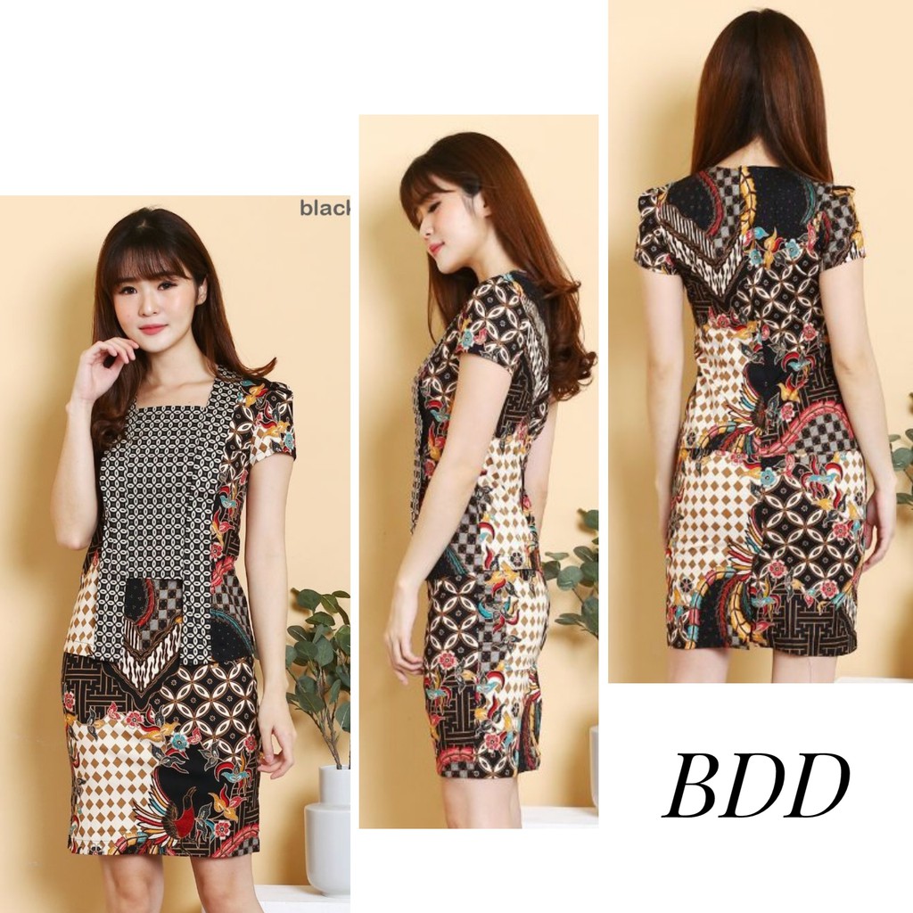 Dress kutu 2024 baru modern