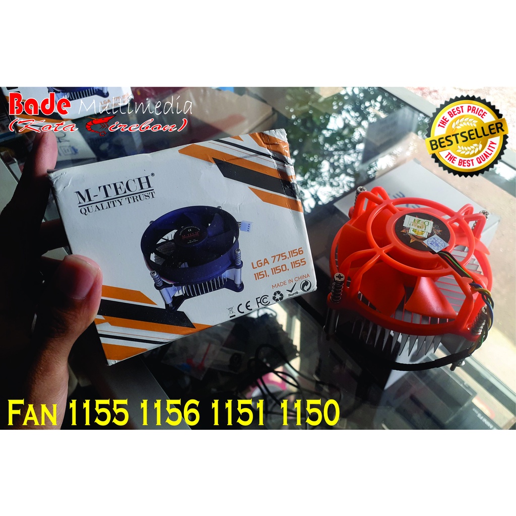 Jual Fan M-Tech Tornado Socket LGA 1155 1156 1150 1151 Original CPU ...